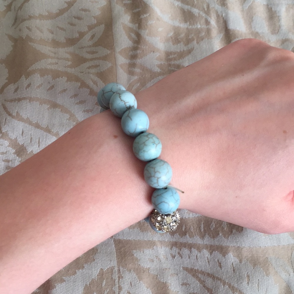 Beautiful light blue bracelet